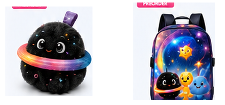 Speck plush and backpack bundle